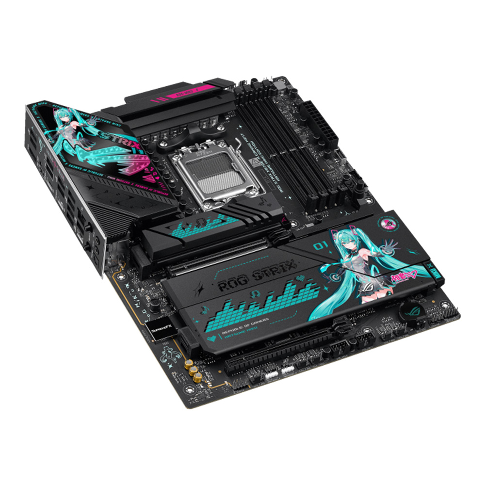 ASUS ROG X MIKU STRIX X870E-H GAMING WIFI7 ATX主機板(HATSUNE MIKU EDITION)