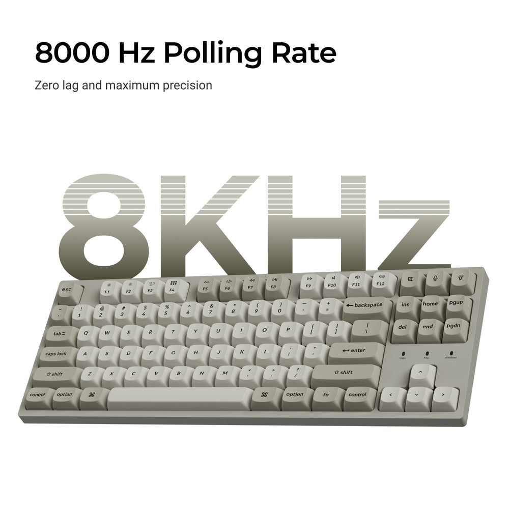 Keychron C1 Pro 8K (C1PX-M1) RGB背光 機械鍵盤(超級紅軸)