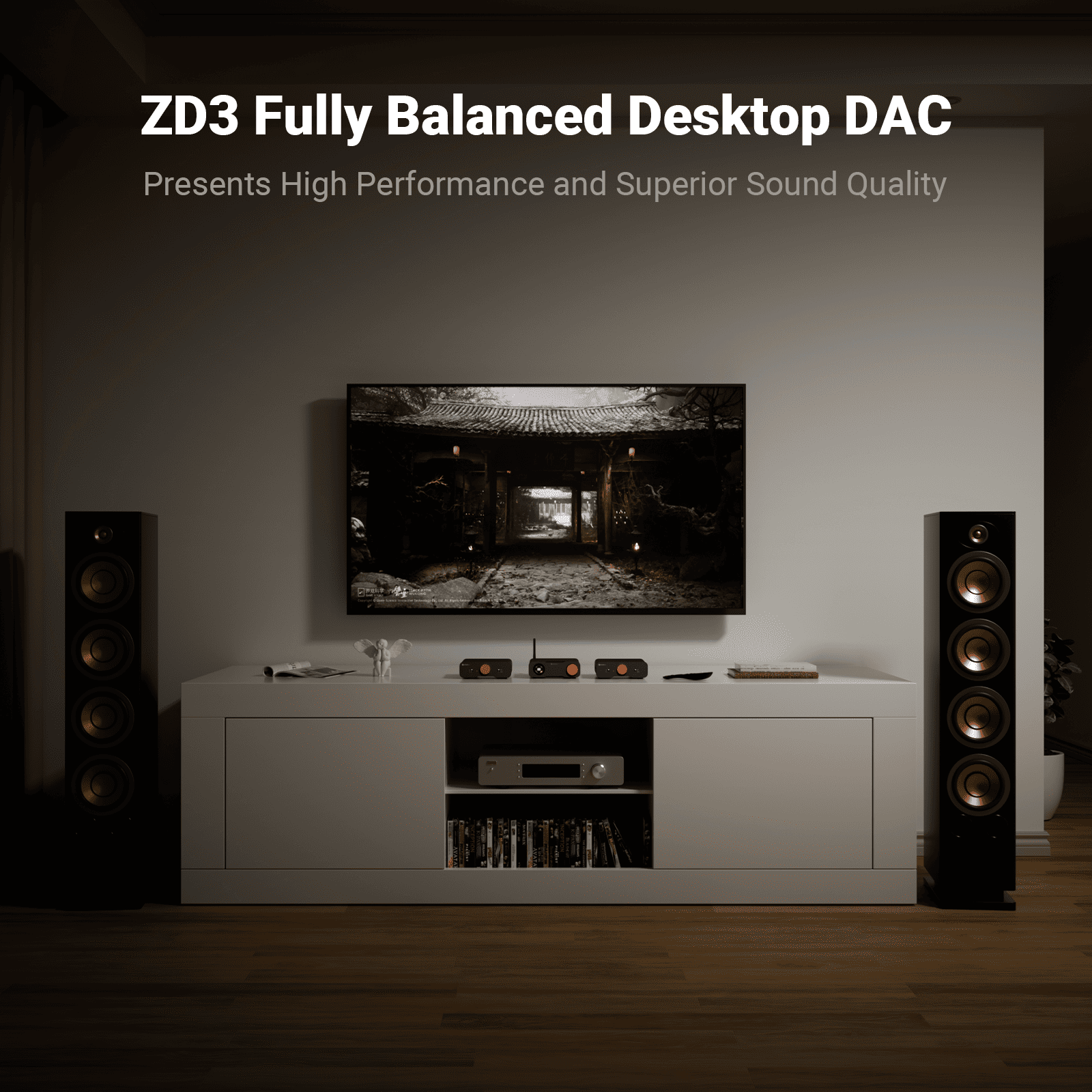 Fosi Audio ZD3 平衡立體聲解碼器