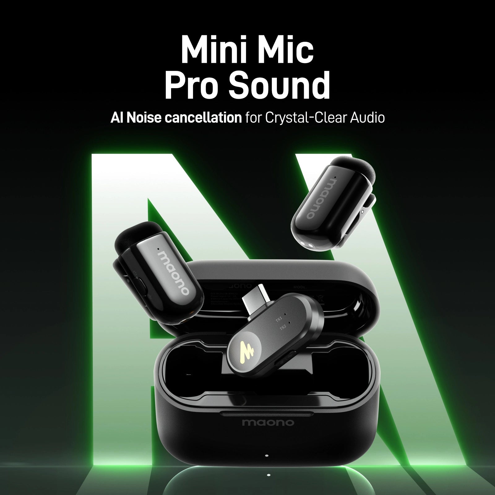 Maono WAVE T1 MINI 無線麥克風(Type-C接收器)