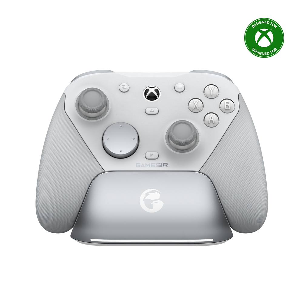 GameSir G7 Pro TMR 連充電底座三模無線控制器(PC+XBOX有線授權版-白色)