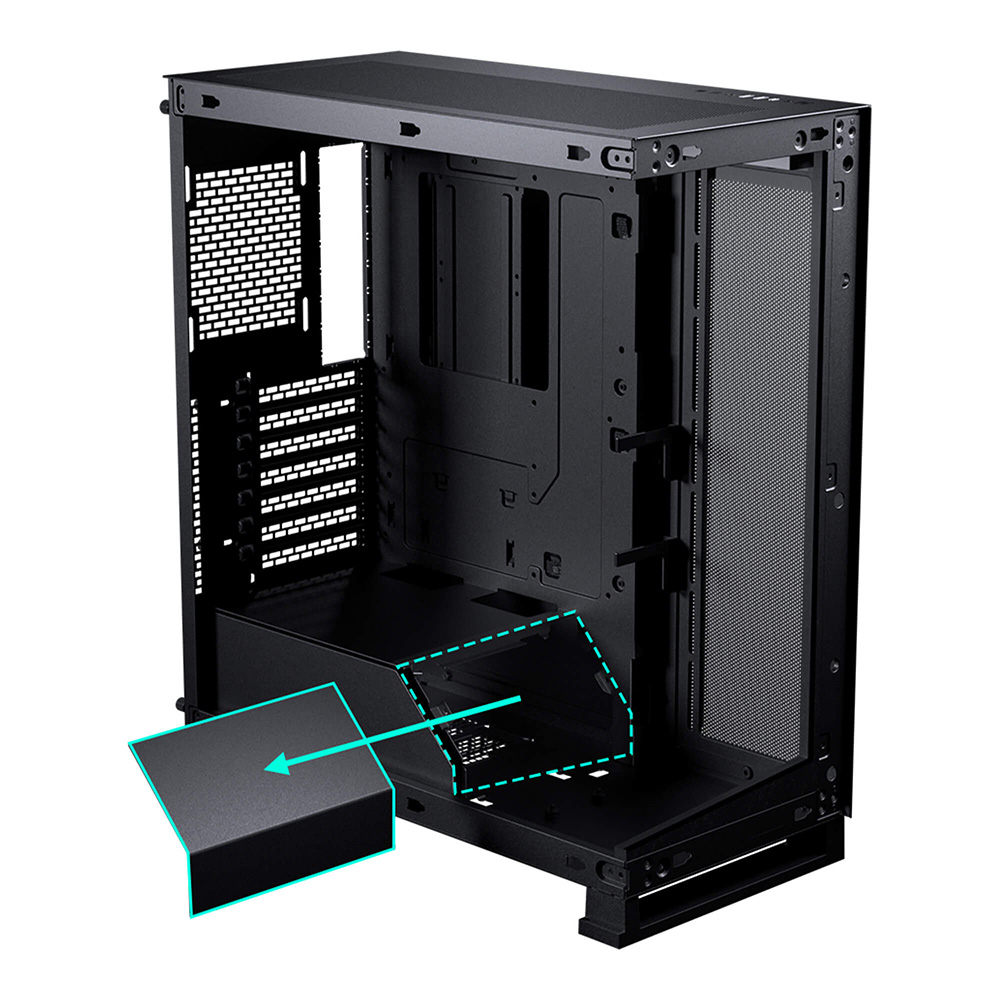 Phanteks NV5S ATX機箱(預裝4把120mm D-RGB 風扇)