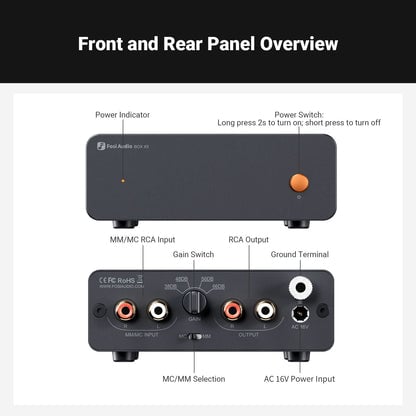 Fosi Audio Box X5 Preamp 唱機前置放大器