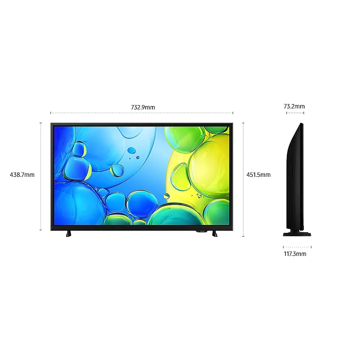 Samsung F6000F 32吋 1080P FHD 60Hz LED 智能電視 (UA32F6000FJXZK)