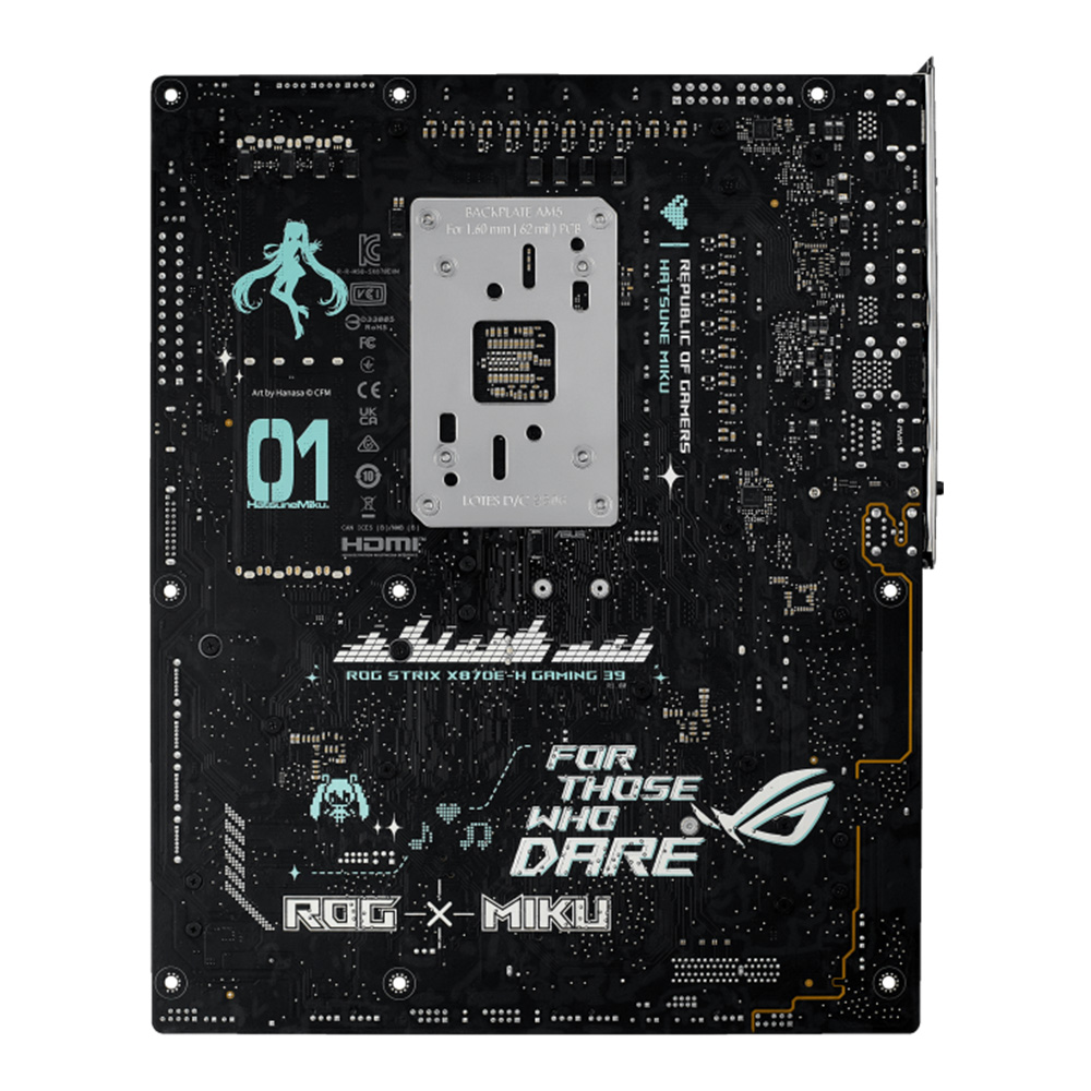 ASUS ROG X MIKU STRIX X870E-H GAMING WIFI7 ATX主機板(HATSUNE MIKU EDITION)