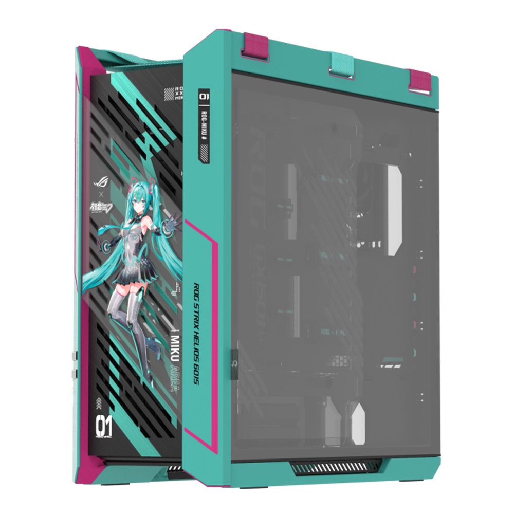 ASUS ROG X MIKU Strix Helios II EATX 機箱(HATSUNE MIKU EDITION)