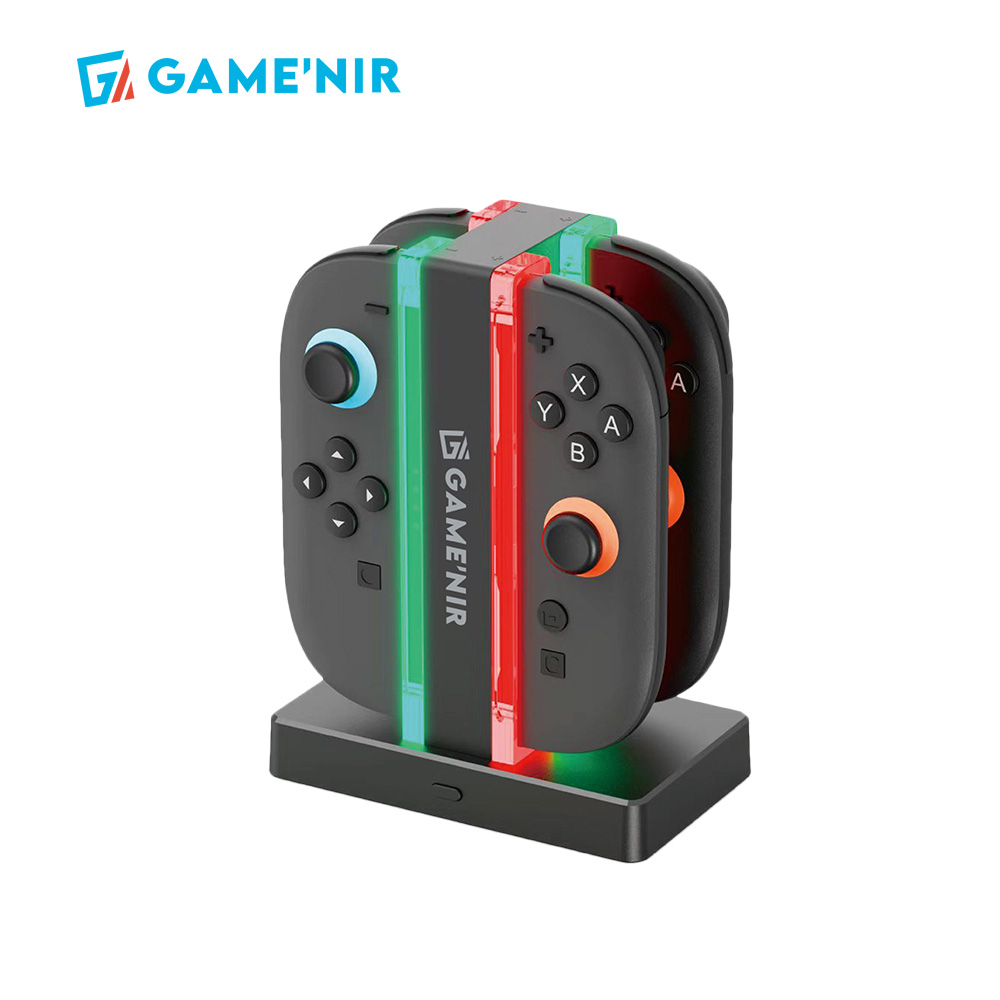 GAME'NIR Switch2 智能四位手掣充電座（二代 Joy-Con 專用）