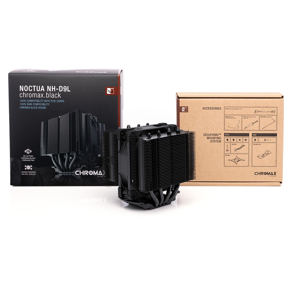 Noctua NH-D9L chromax.black 小型風冷散熱器