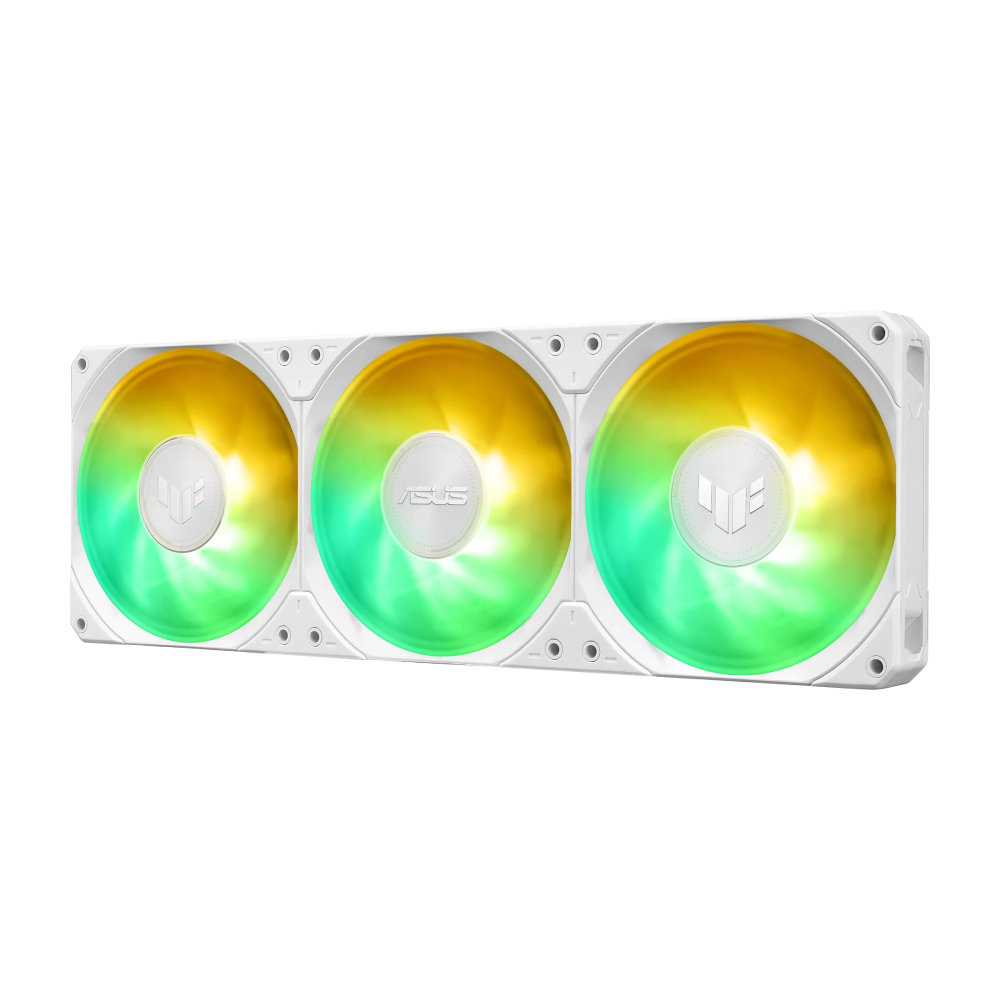 ASUS TUF Gaming LC III 水冷散熱器(白色-LCD-ARGB-360mm)
