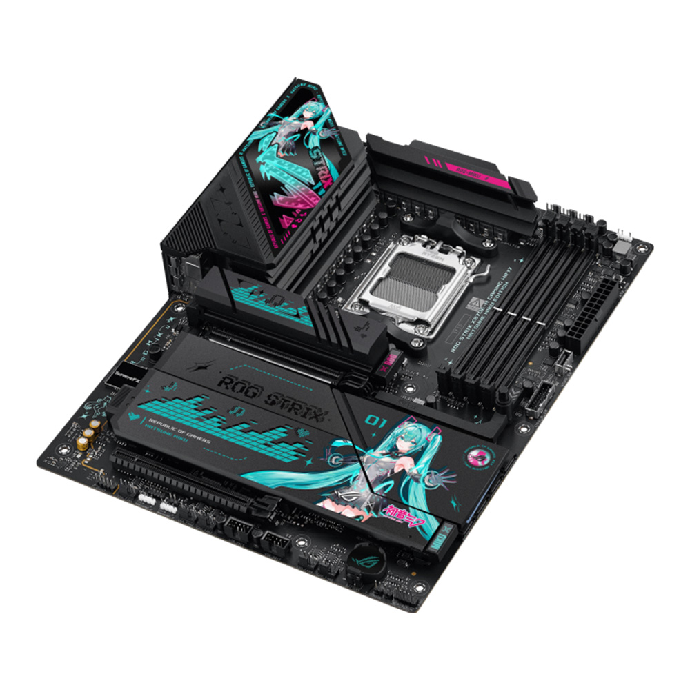 ASUS ROG X MIKU STRIX X870E-H GAMING WIFI7 ATX主機板(HATSUNE MIKU EDITION)
