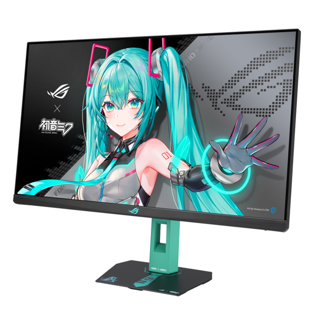 ASUS ROG X MIKU Strix XG27ACMEG-G 27吋 2K QHD 260Hz(OC) Fast IPS 電競顯示器(HATSUNE MIKU EDITION)