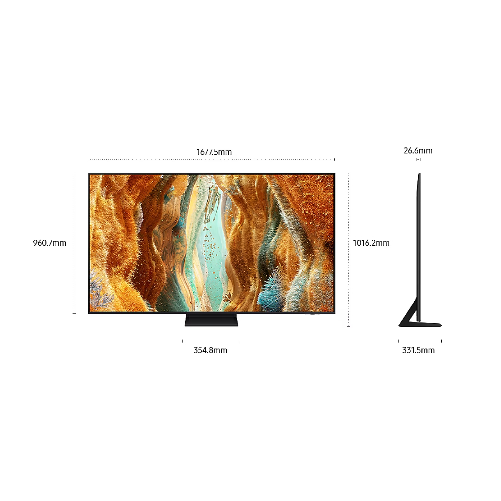 Samsung QN70F Vision AI 75吋 4K UHD 144Hz NeoQLED 智能電視(75吋)