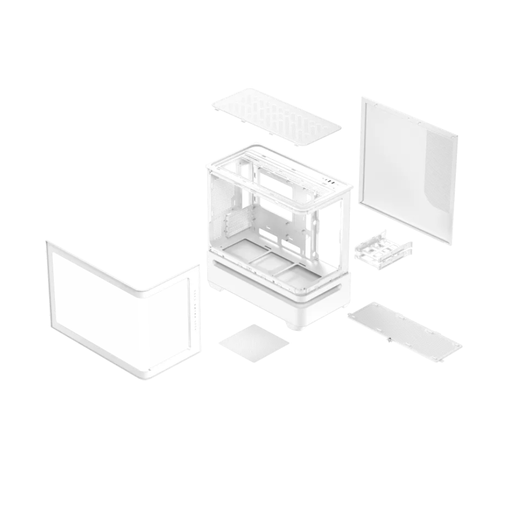 ASUS Prime AP202 MATX 機箱(白色)