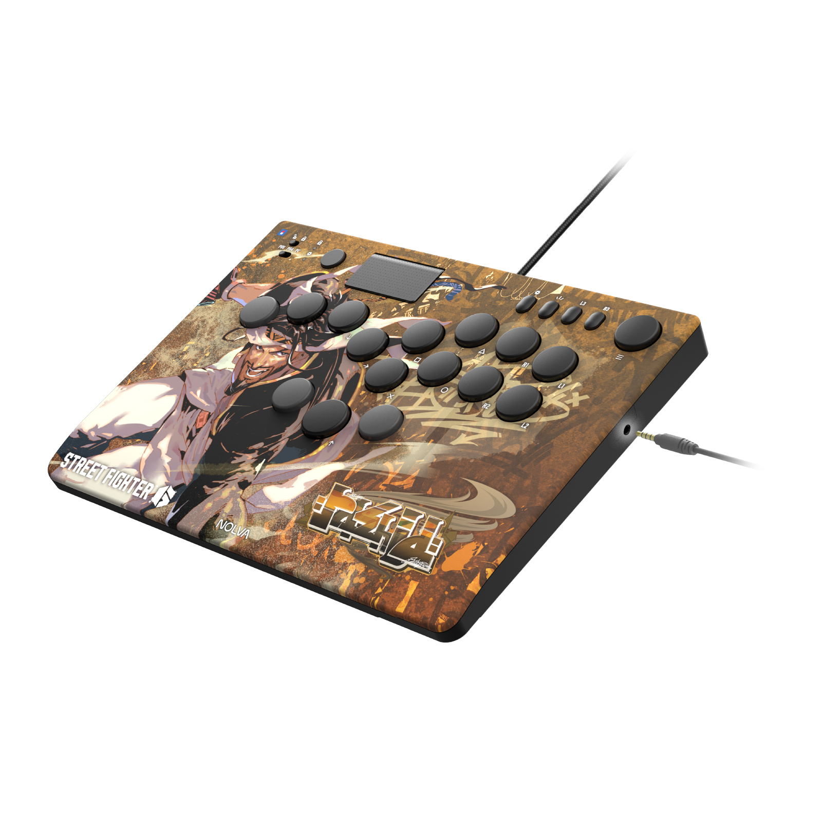 Hori NOLVA 快打旋風6 機械式全按鍵街機控制器(適用於PS5/PC)(拉希德)