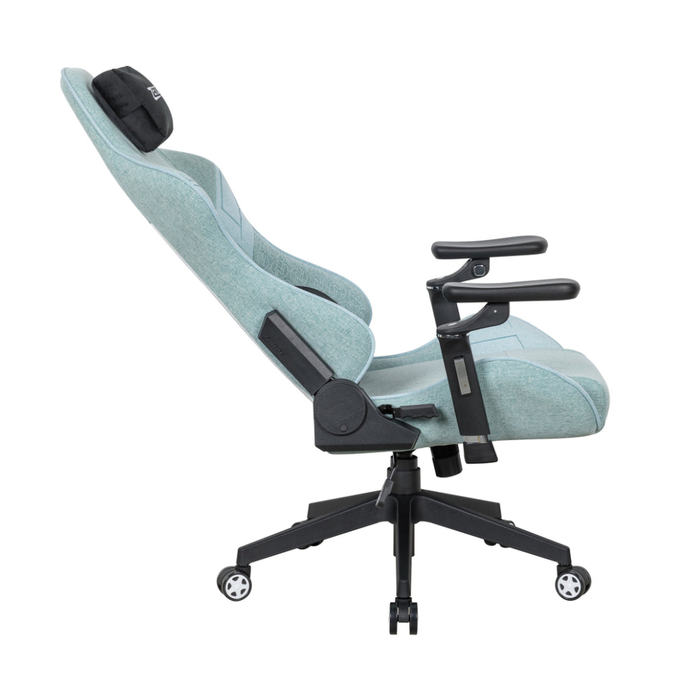 C255F Zenox Saturn MK-2 人體工學高背電競椅(5D 扶手)(Fabric/Lake Green)