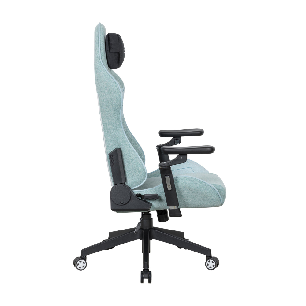 C255F Zenox Saturn MK-2 人體工學高背電競椅(5D 扶手)(Fabric/Lake Green)