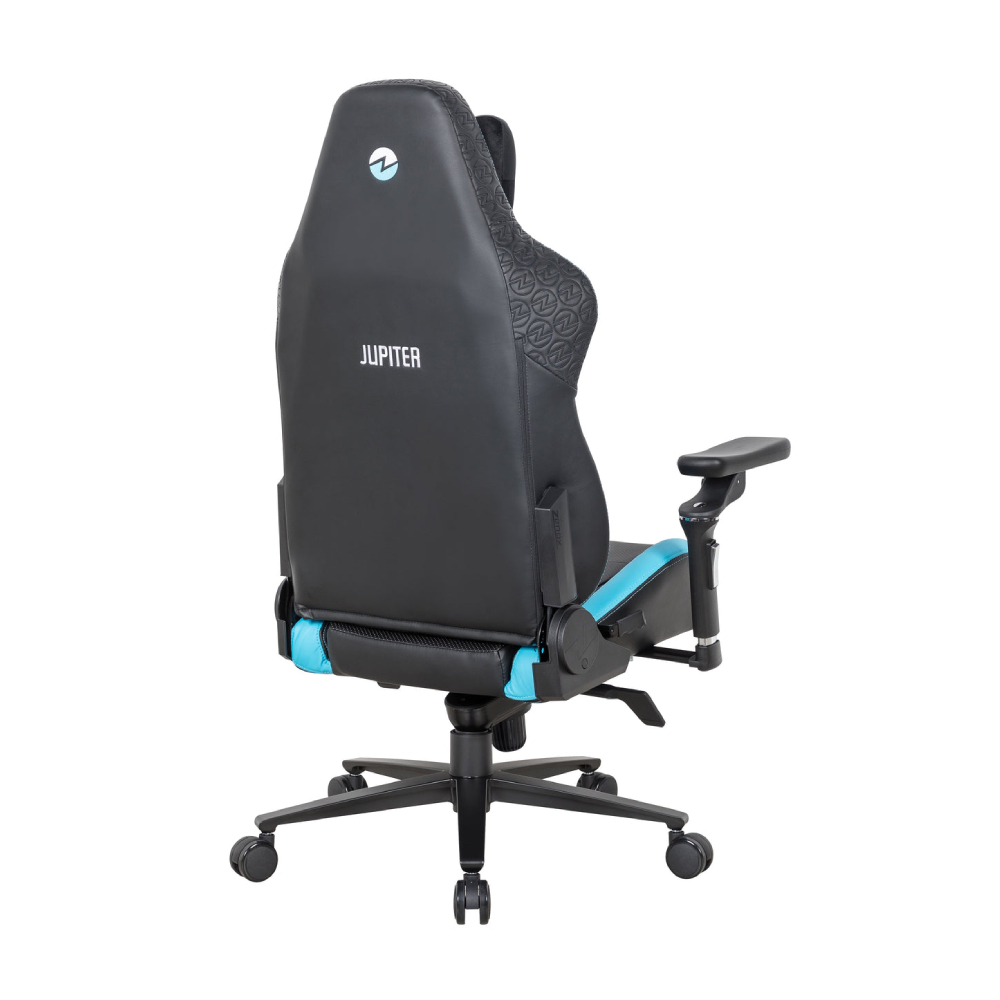 C256B Zenox Jupiter MK-2 人體工學高背電競椅(5D 扶手)(Leather/Sky Blue)