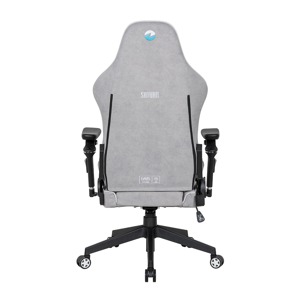 C255I Zenox Saturn MK-2 人體工學電競椅(5D 扶手)(Davis Fabrics-Arctic Hare Grey)