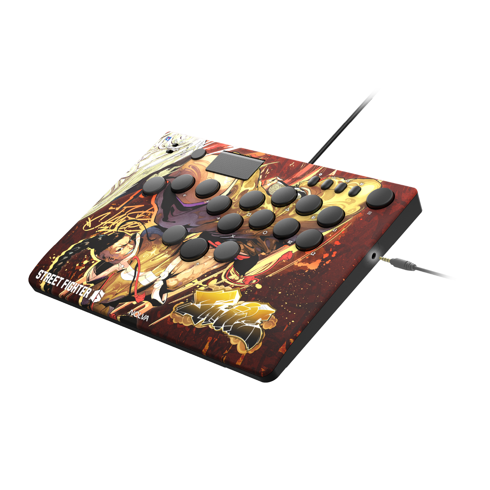 Hori NOLVA 快打旋風6 機械式全按鍵街機控制器(適用於PS5/PC)(傑米)
