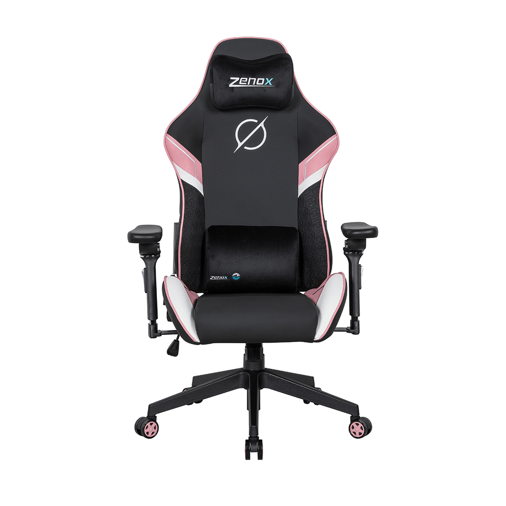 C255C Zenox Saturn MK-2 人體工學高背電競椅(5D 扶手)(Leather/Pink)