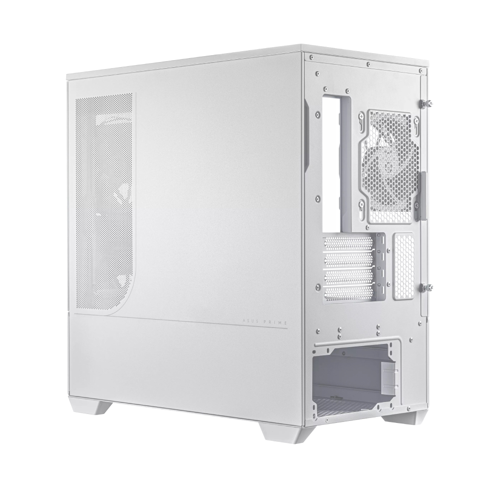 ASUS Prime AP202 TG ARGB MATX 機箱(白色-附機箱風扇)