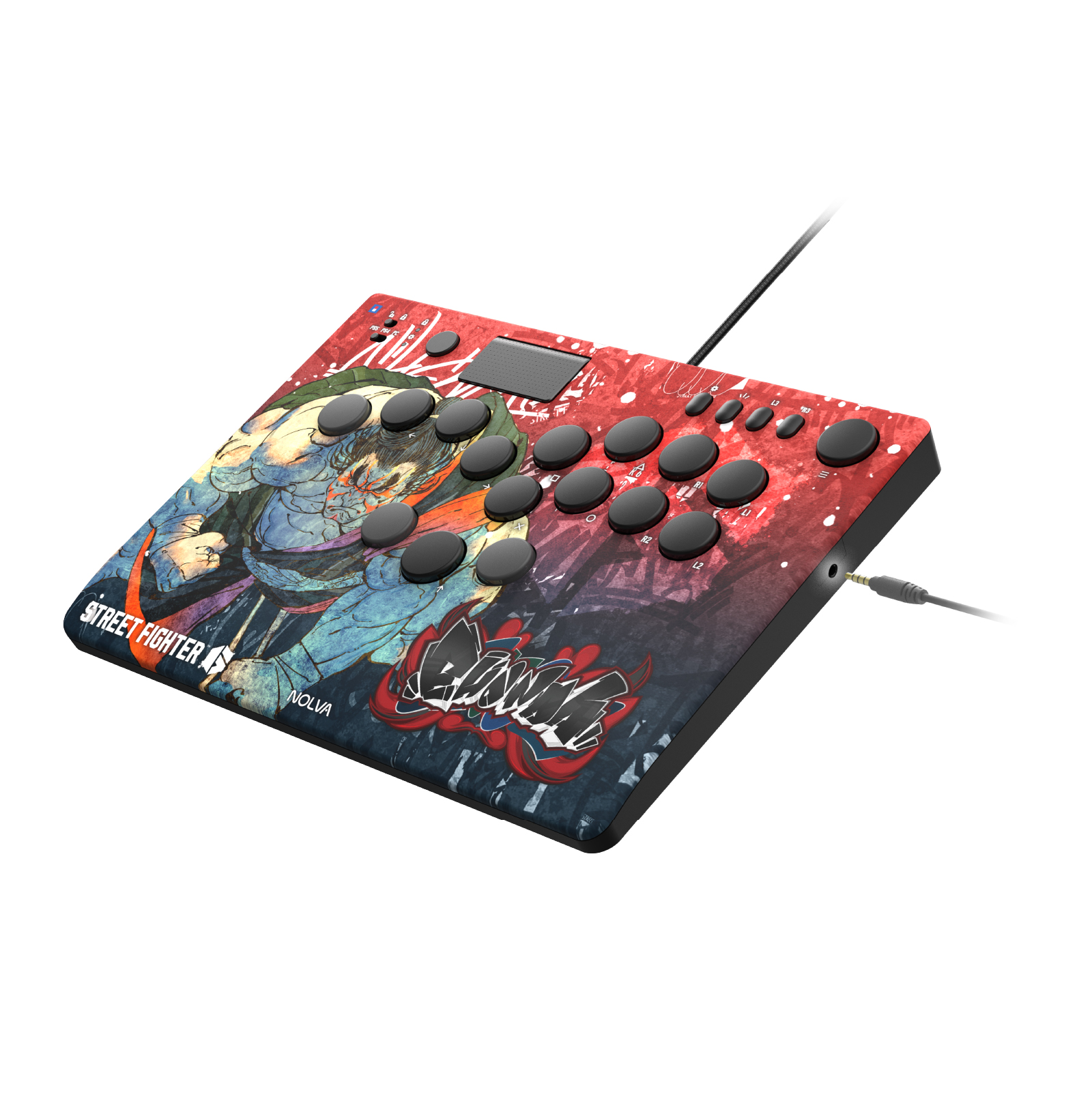 Hori NOLVA 快打旋風6 機械式全按鍵街機控制器(適用於PS5/PC)(本田)