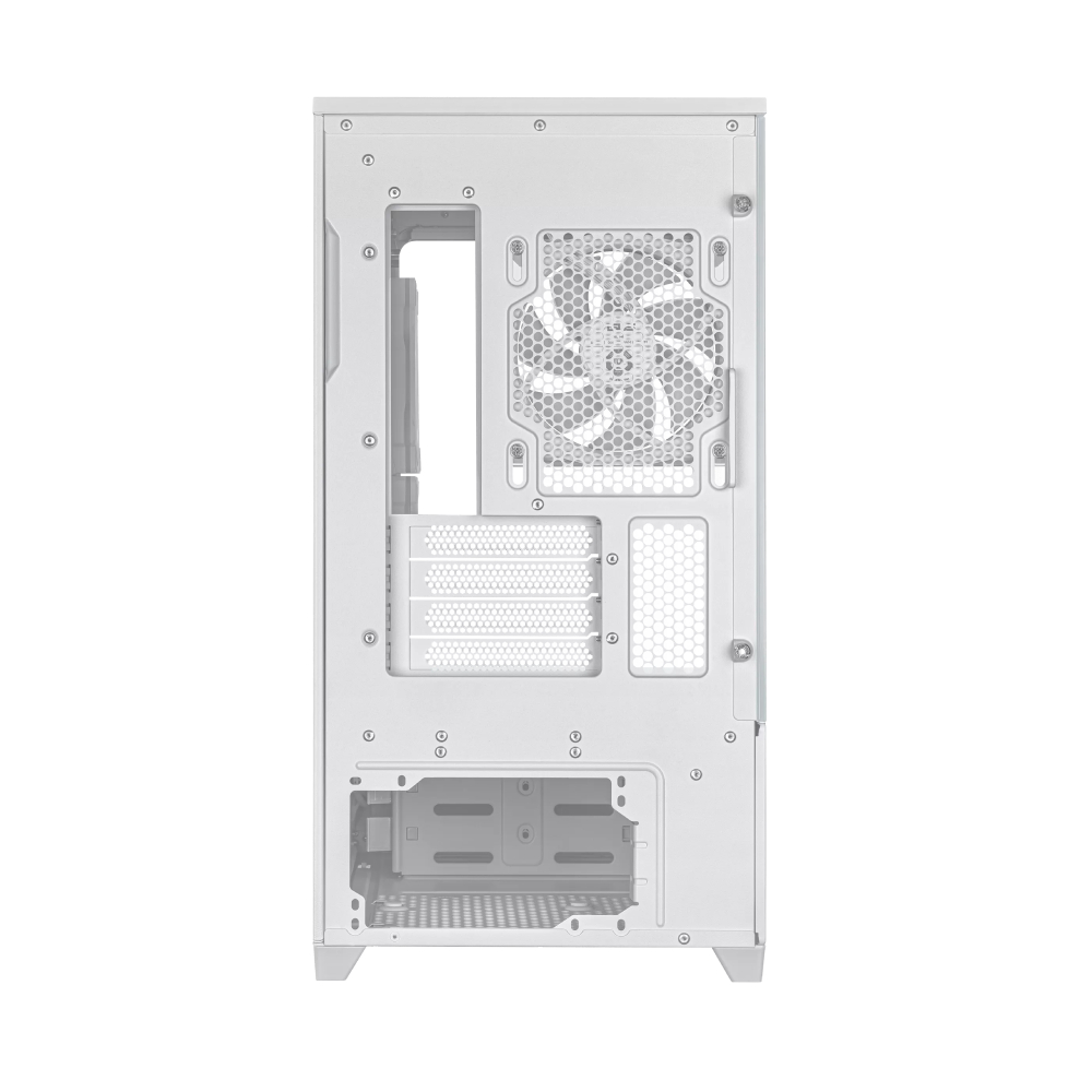 ASUS Prime AP202 TG ARGB MATX 機箱(白色-附機箱風扇)