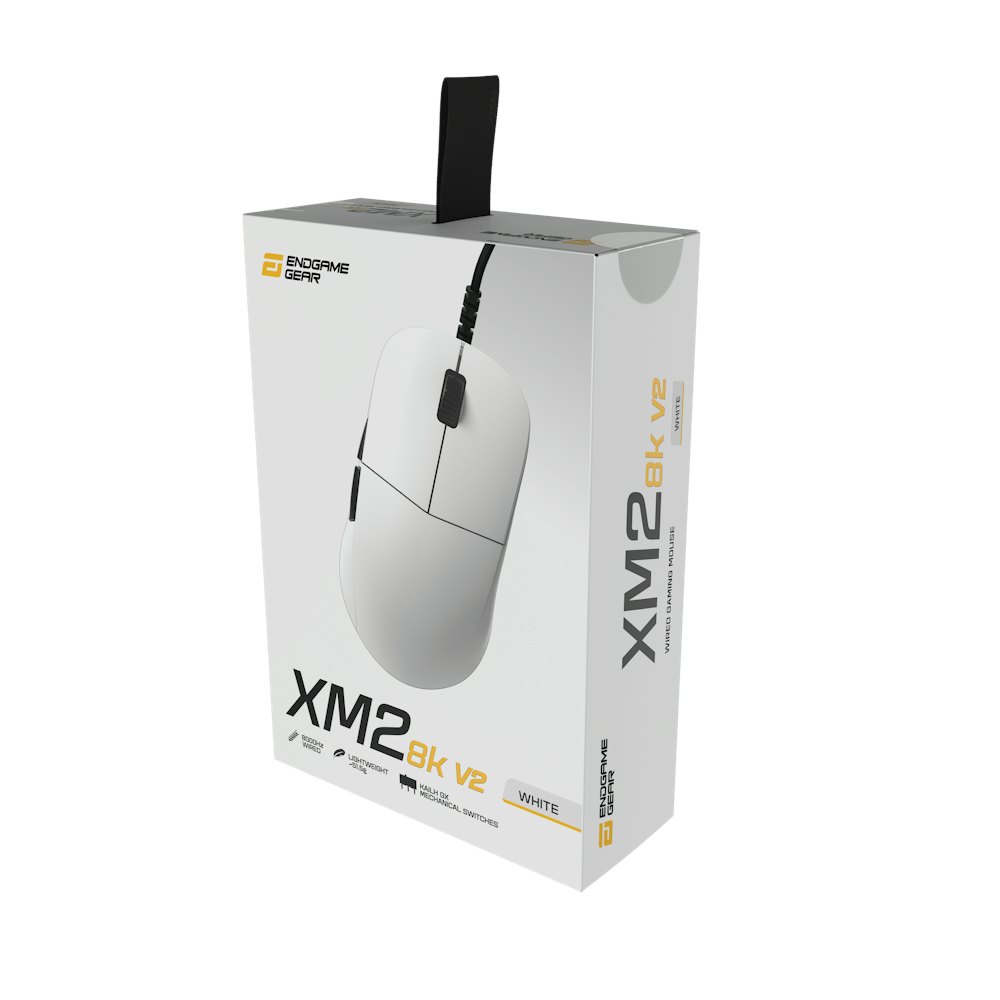 Endgame Gear XM2 8K v2 有線電競滑鼠(White)