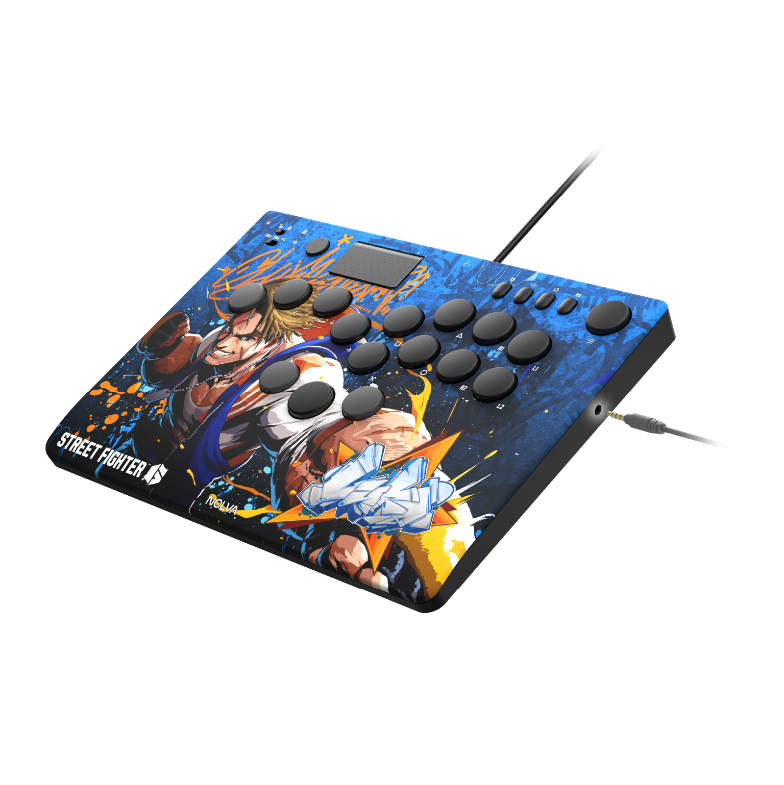 Hori NOLVA 快打旋風6 機械式全按鍵街機控制器(適用於PS5/PC)(呂克)