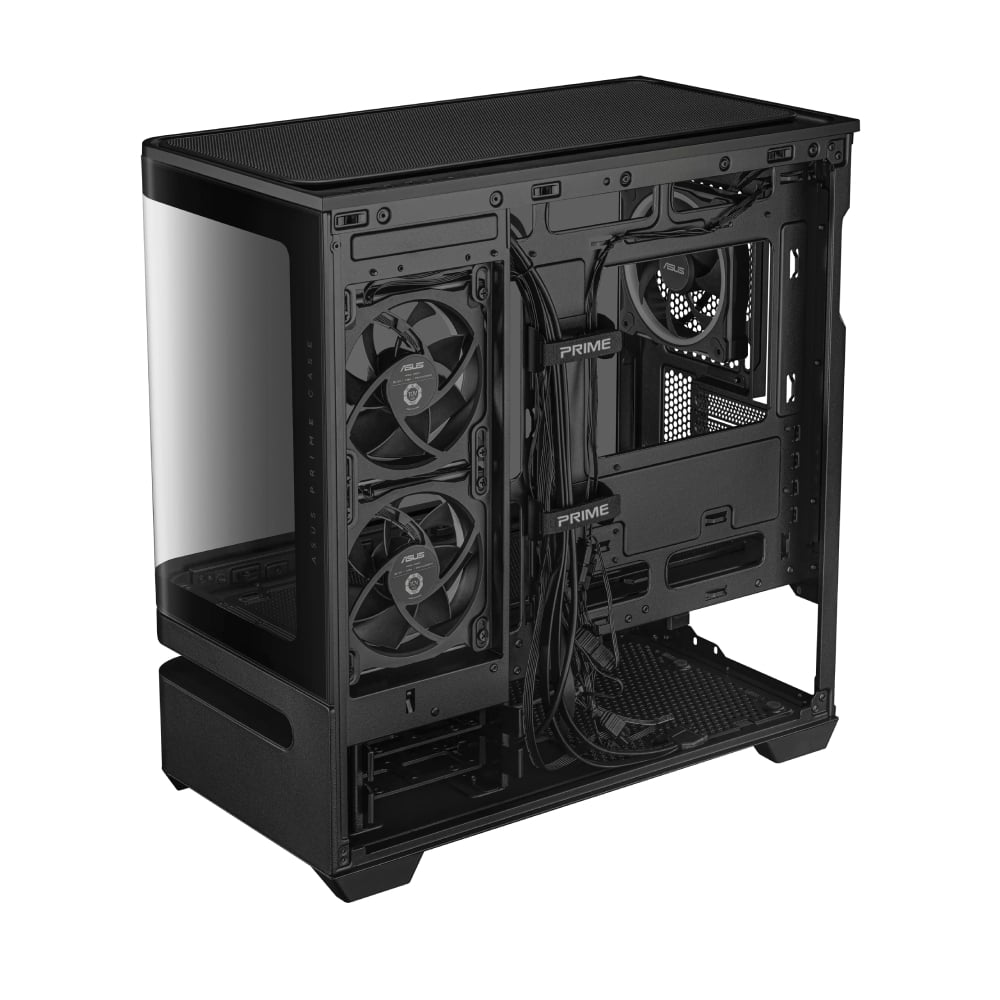 ASUS Prime AP202 TG ARGB MATX 機箱(黑色-附機箱風扇)