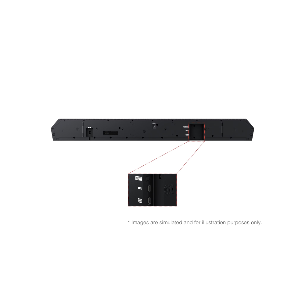 Samsung Q-series Soundbar HW-Q990F 11.1.4 ch (2025) 音響組合(配重低音及後置喇叭)
