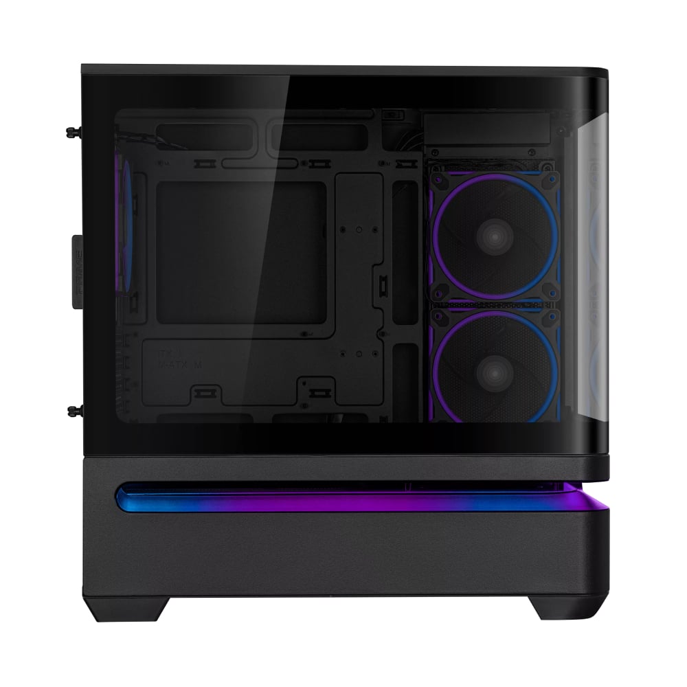 ASUS Prime AP202 TG ARGB MATX 機箱(黑色-附機箱風扇)