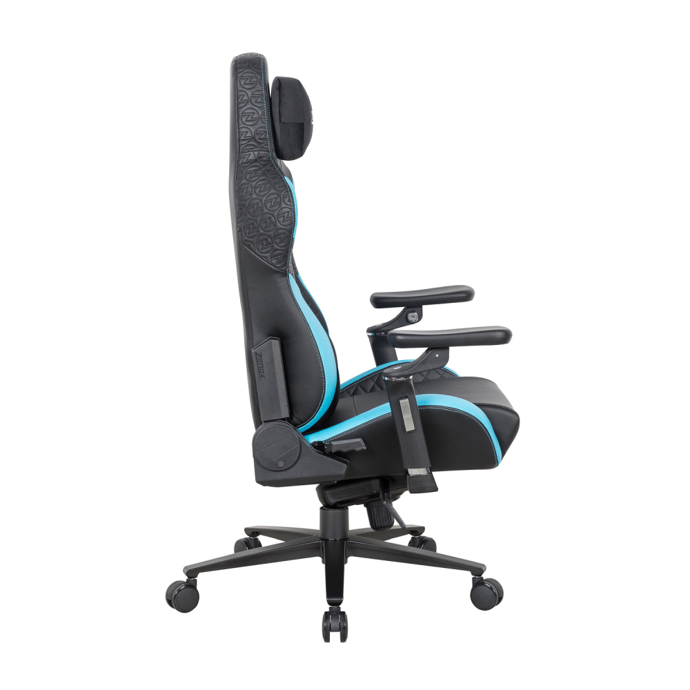 C256B Zenox Jupiter MK-2 人體工學高背電競椅(5D 扶手)(Leather/Sky Blue)