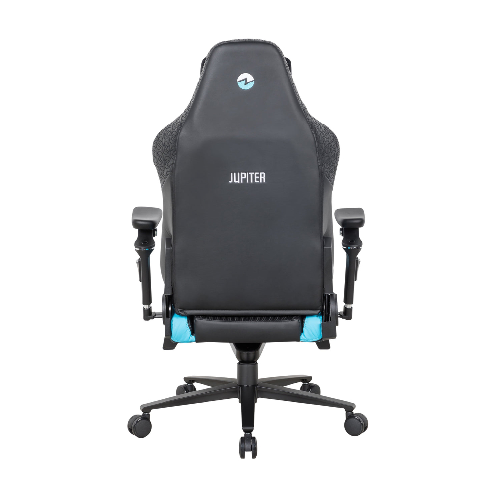 C256B Zenox Jupiter MK-2 人體工學高背電競椅(5D 扶手)(Leather/Sky Blue)