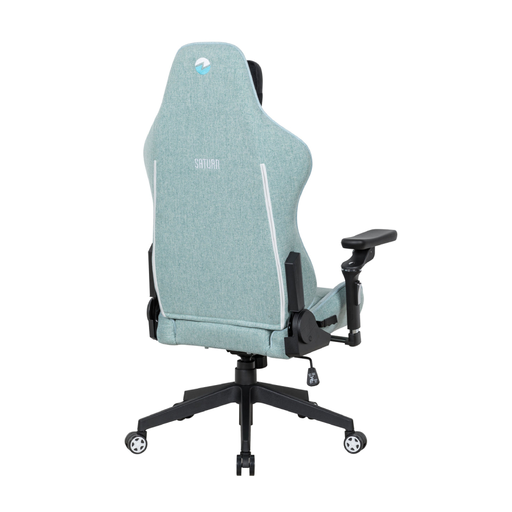 C255F Zenox Saturn MK-2 人體工學高背電競椅(5D 扶手)(Fabric/Lake Green)
