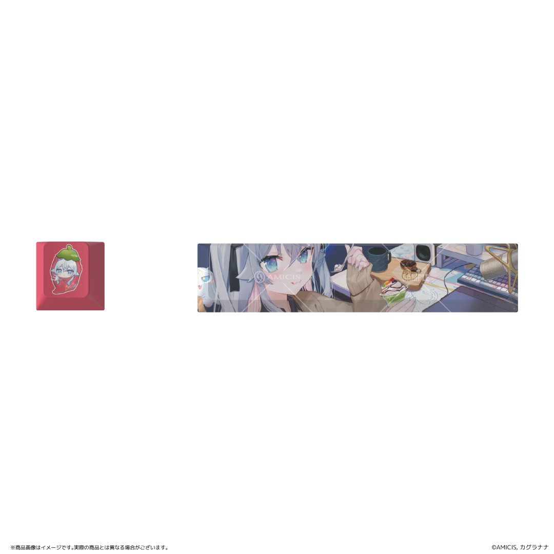 神楽七奈 ✕ AMICIS 聯名版 80HE 磁軸遊戲鍵盤(JIS日語配列)
