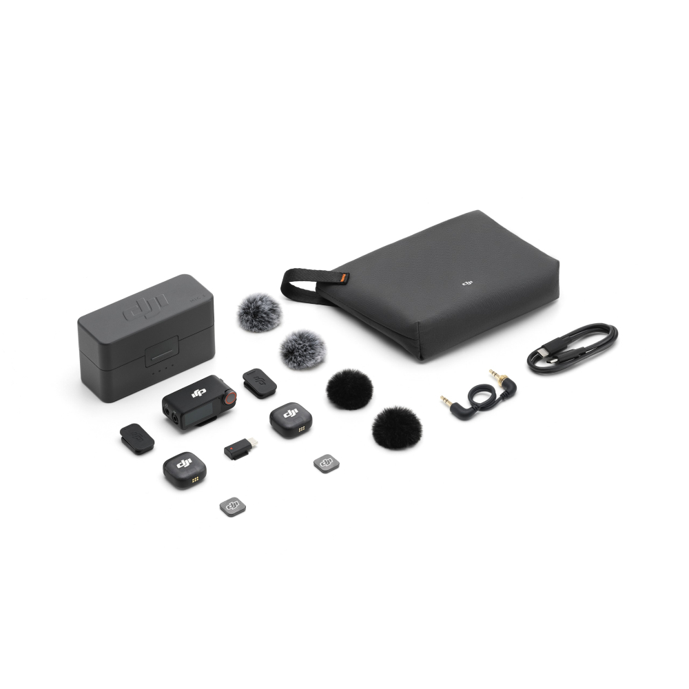 DJI Mic 3 迷你無線麥克風(兩發一收連充電盒)