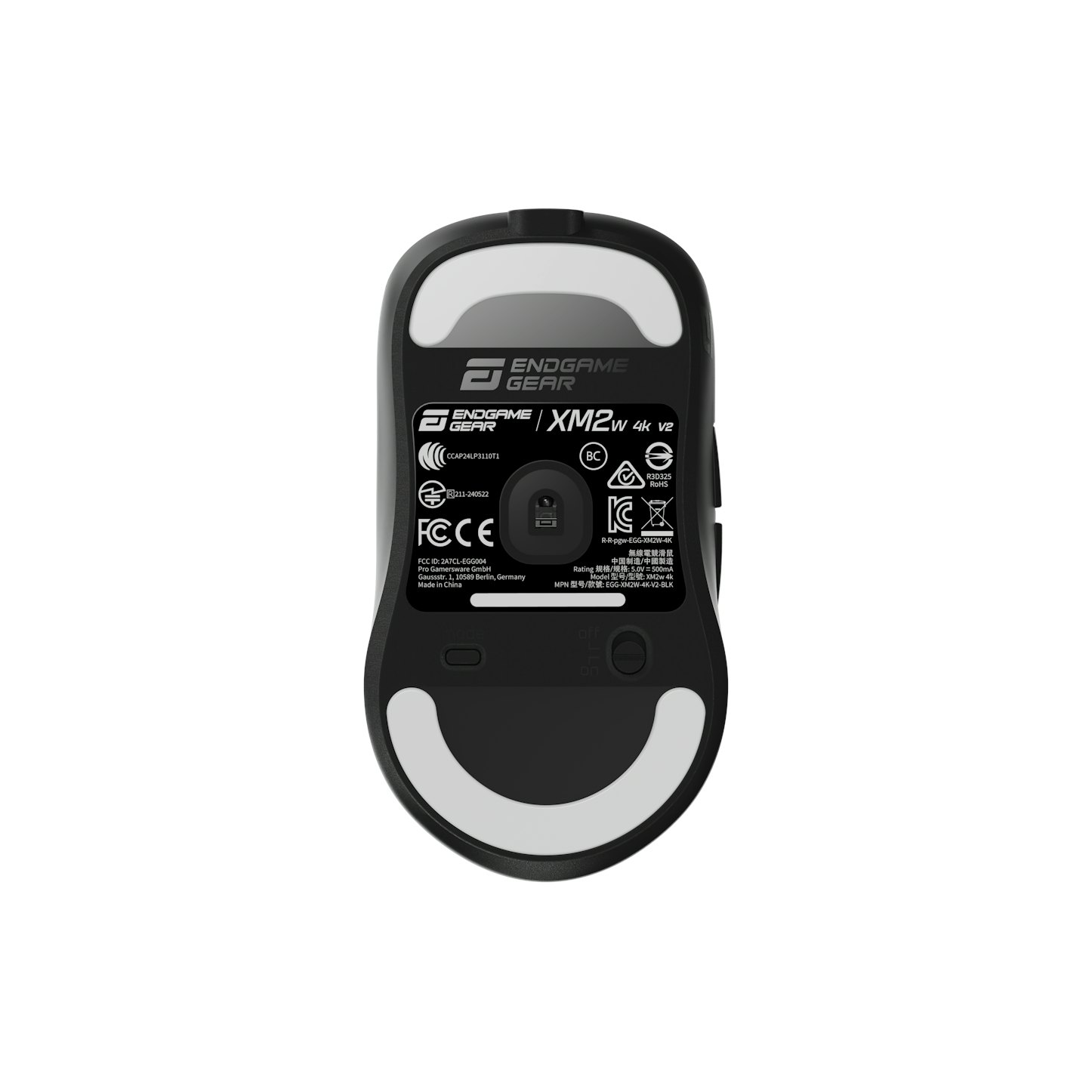 Endgame Gear XM2w 4K V2 無線電競滑鼠(Black)
