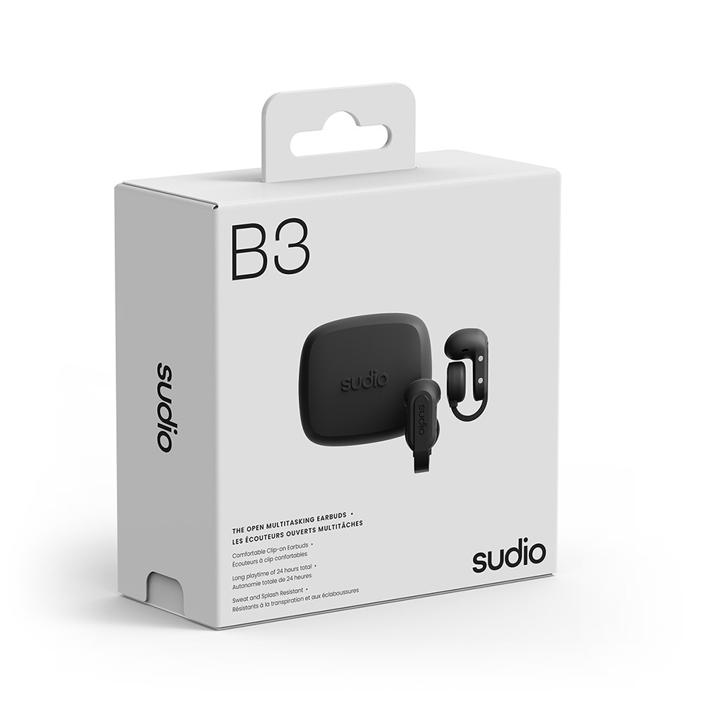 Sudio B3 無線開放式耳機(黑色)