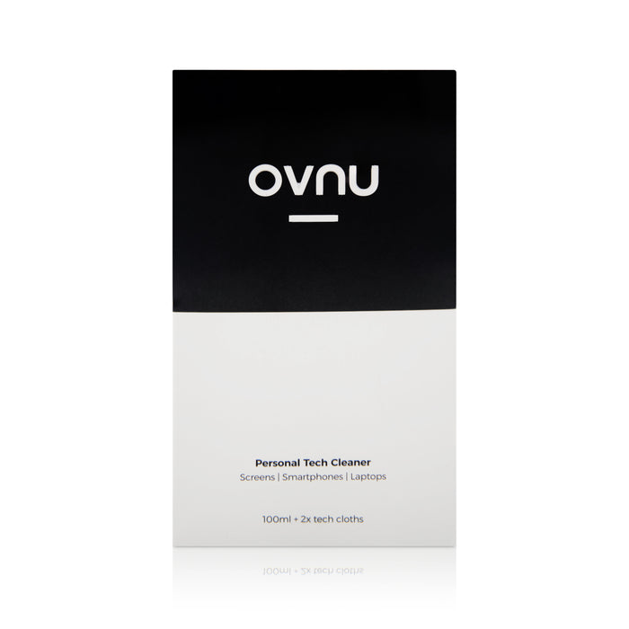 OVNU 電子產品專用便攜清潔消毒噴霧(100ml)(附專用抗菌毛巾)(無香味配方)