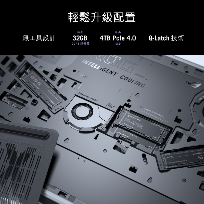 ASUS ROG Strix G16 (2025) 16吋 2.5K 240Hz (Core Ultra 7 255HX+RTX5070Ti+32GB+1TB+Win11 Home) 手提電腦(G615LR-S5136W)