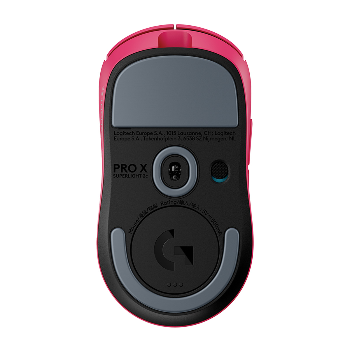 Logitech G PRO X SUPERLIGHT 2C Compact版 無線輕量化電競滑鼠(桃紅色)