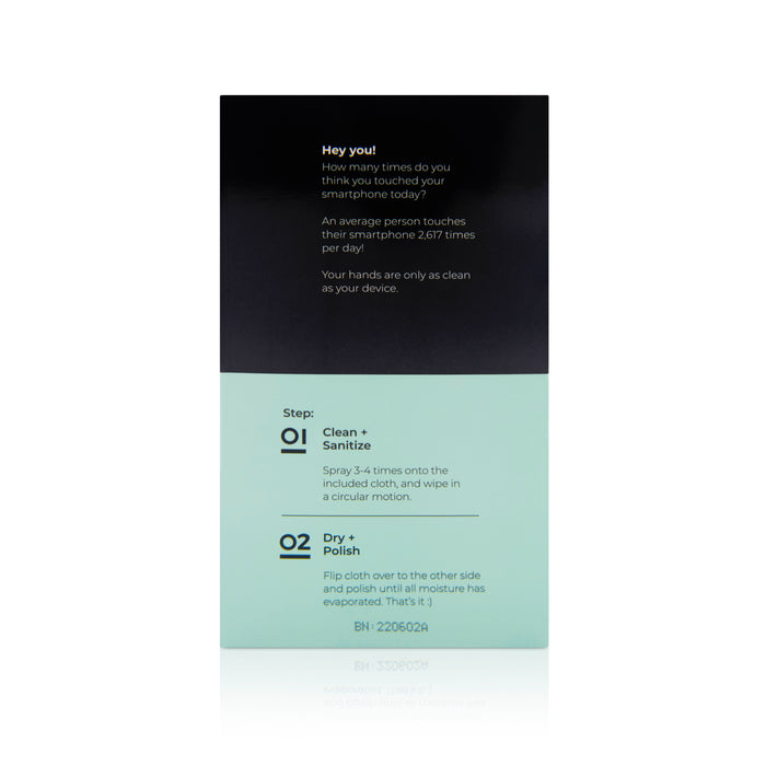 OVNU 電子產品專用便攜清潔消毒噴霧(100ml)(附專用抗菌毛巾)(佛手柑精油配方)