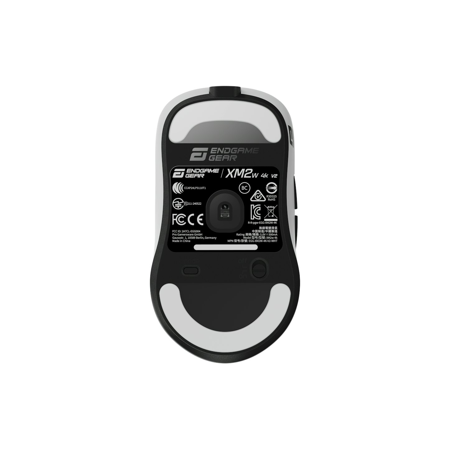 Endgame Gear XM2w 4K V2 無線電競滑鼠(White)