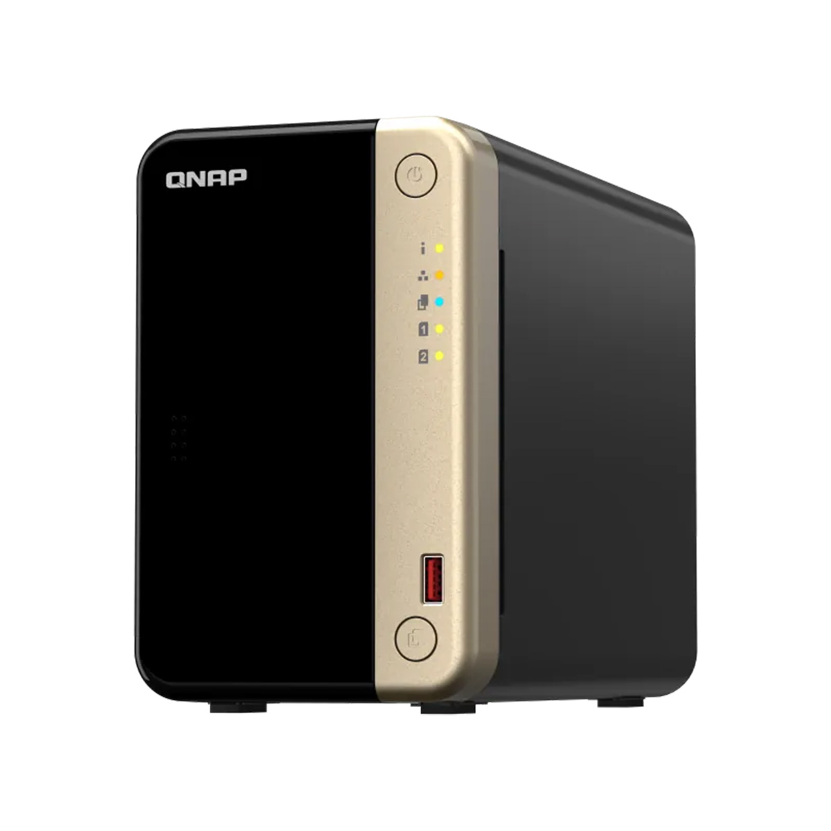 QNAP TS-264 2-bay 2.5GbE N5095 8GB SODIMM DDR4 網路儲存伺服器(最大支援2x24TB)