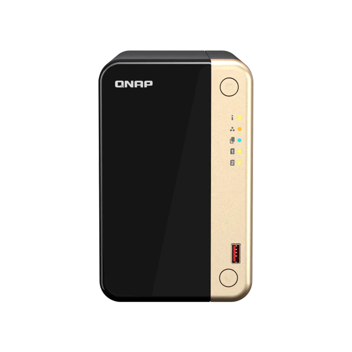 QNAP TS-264 2-bay 2.5GbE N5095 8GB SODIMM DDR4 網路儲存伺服器(最大支援2x24TB)