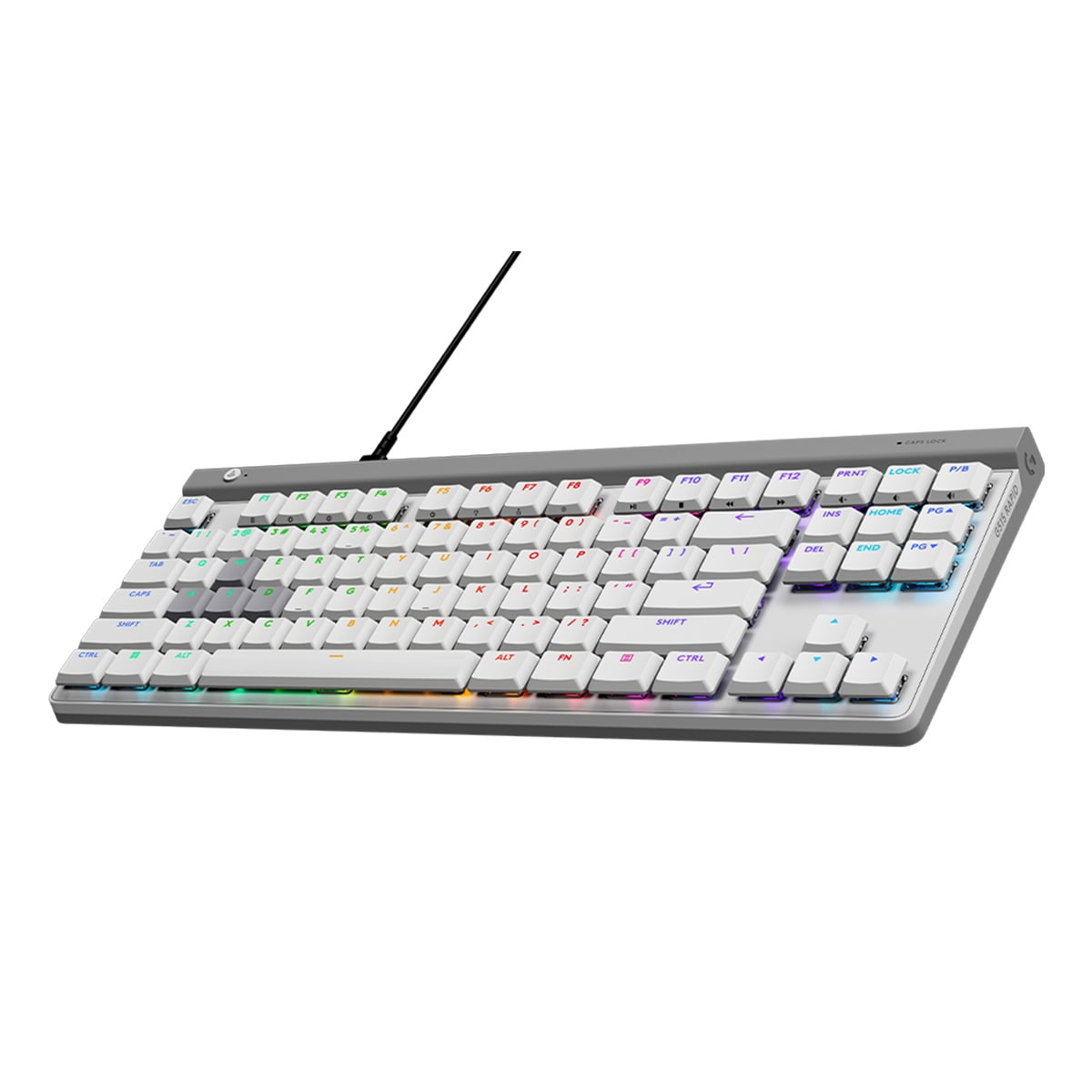 Logitech G515 RAPID TKL 輕薄類比磁軸電競鍵盤(白色)