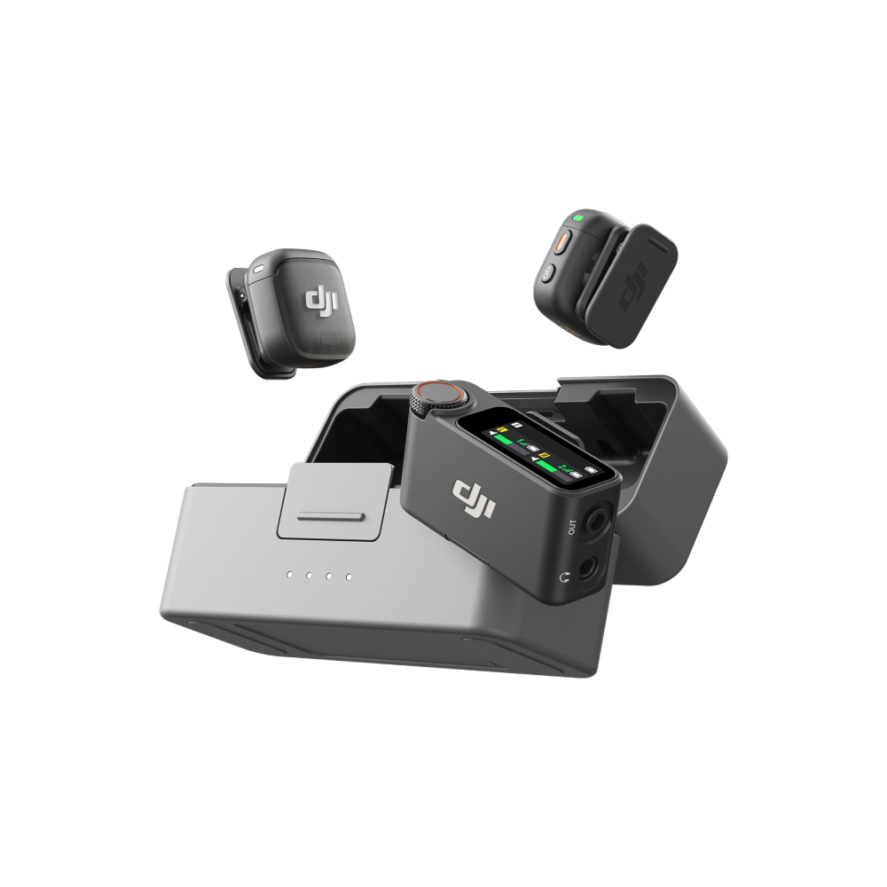 DJI Mic 3 迷你無線麥克風(兩發一收連充電盒)