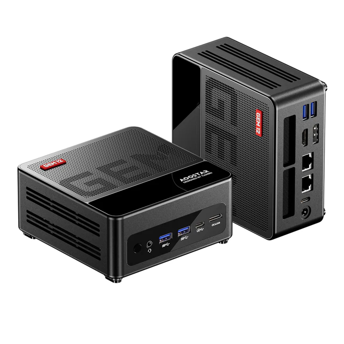 AOOSTAR GEM 12 MAX (Ryzen7-8745HS+Radeon 780M+32GB DDR5+1TB SSD+Win 11 Pro) 迷你電腦