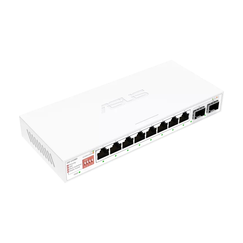 ASUS QG-U1080 8埠 2.5G + 2埠 10G SFP+ 無網管交換器